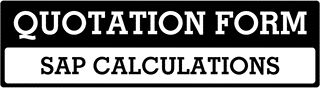 SAP Calculations Quote  For North Wales